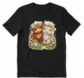 Highland Cow Floral Graphic Tee